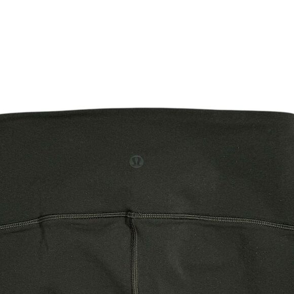 Lululemon Dark Olive Green Mesh Reveal 26” Tight Legging - Picture 10 of 11